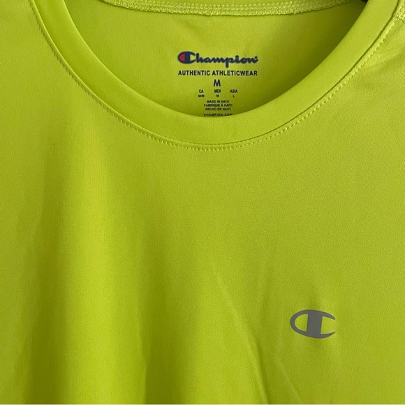CHAMPION Men’s DoubleDry©️ Bright Yellow Muscle Shirt - Picture 3 of 6